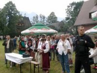 Tłoczno było w sobotę na polanie przy willi "Koliba"